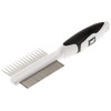 Ferplast GRO 5755 Premium Double Comb Chrome-Plated Steel Ergonomic for