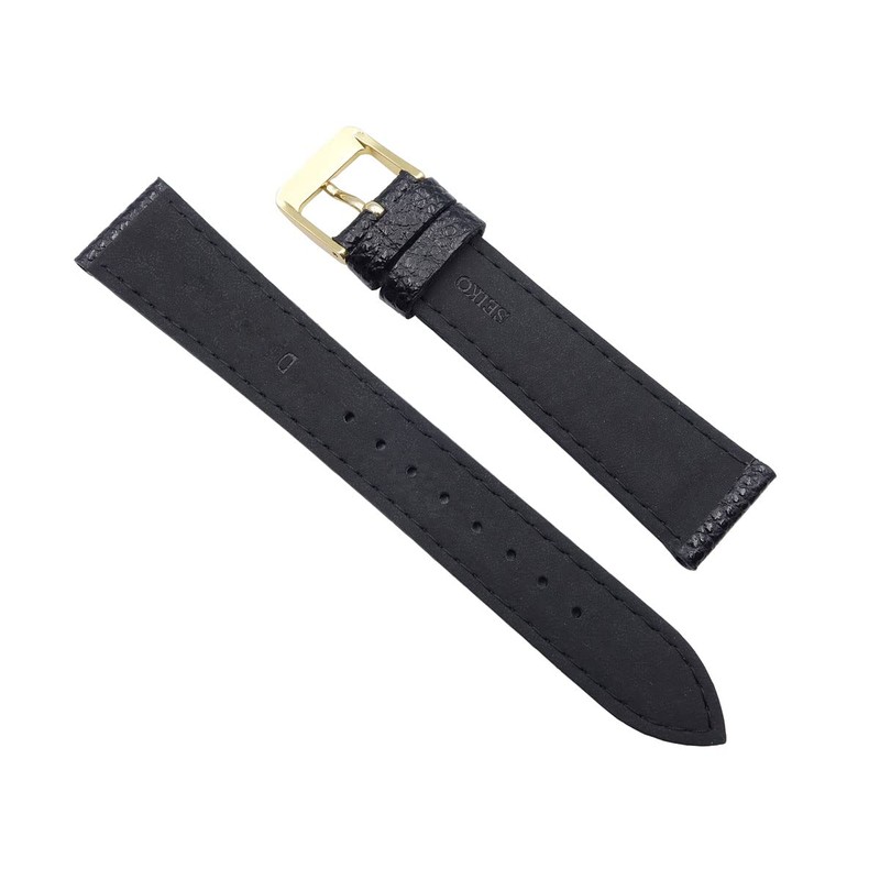 Seiko Watch Band, 0.7 inch (17 mm), DAE3R Cowhide Shrink,