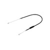 MOTOFLEX Set of 5 Bowden cables, black, flat handlebars -