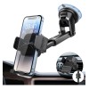 Soporte Celular Auto Con Ventosa Y Clip Para Ventila