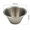 Eson Eson Shaving Soap Bowl, Classic Stainless Steel Shaving Soap