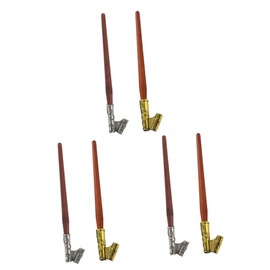 Gadpiparty 6pcs Oblique Calligraphy Pen Holder for Elegant Writing Vintage Dip Pen Handles Antique for Calligraphy Practice and Art Projects