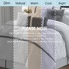 LANCO MODERN LIFESTYLE White Grey Comforter Set, Queen, 7 Piece