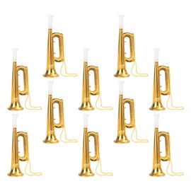 TOYANDONA 10 Pcs Plastic Musical Trumpet Trumpet Musical Trumpet