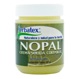 Pomada De Nopal, Crema Sólida Corporal, Frasco De 40g Hierbas