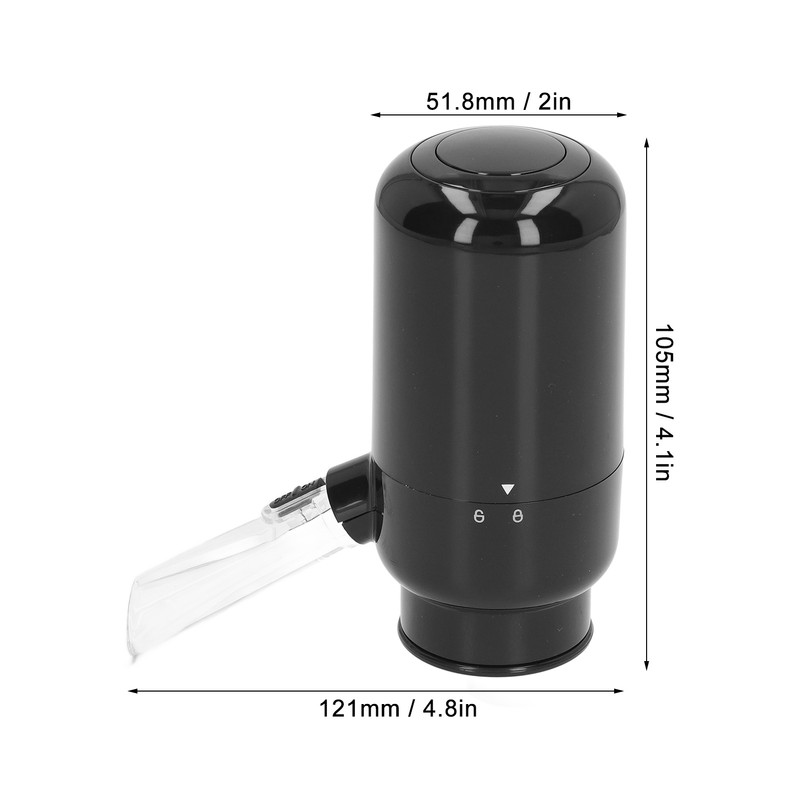 Electric Wine Aerator Rechargeable Adjustable Extension Hose Automatic Wine Pourer