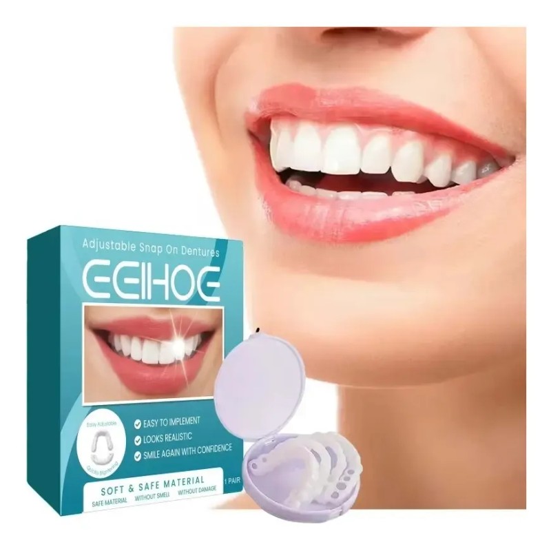 1 Par Carillas Postiza Restauradora Dientes Postizos Sonrisa