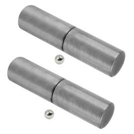 4 PCS Weldable Barrel Hinges 4⅛ x 3/4 inch Heavy Duty Gate Hinges Weld On Bullet Hinges Ball Bearing Detachable Hinge for Swing Door,Trailer Ramp (2 Pcs)
