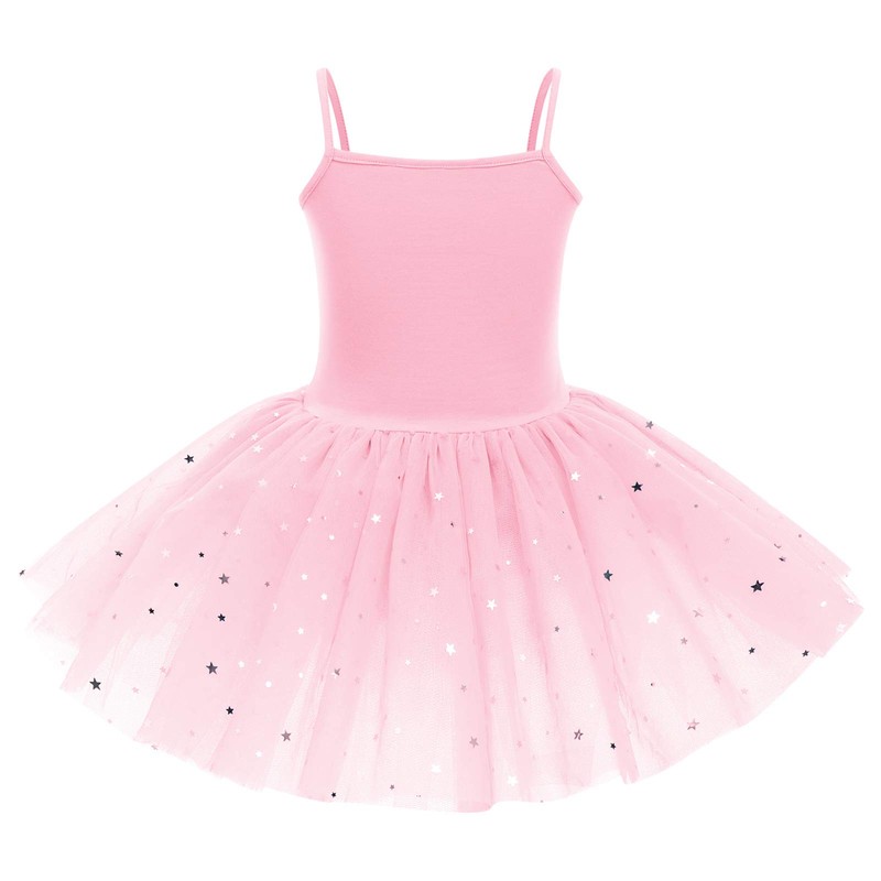 IWEMEK - Abito da Balletto per Bambina con Tutu, senza