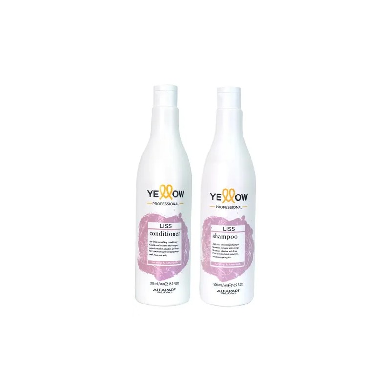 Kit Shampoo Acondicionador Yellow Liss 500 Ml