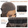 Lady Miranda Double Full Lace Braided Wigs for Black Women