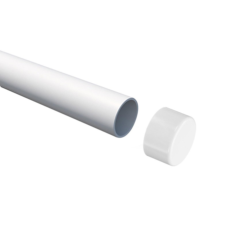 sourcing map PVC Pipe End Cap Fitting 4 Inch Plug