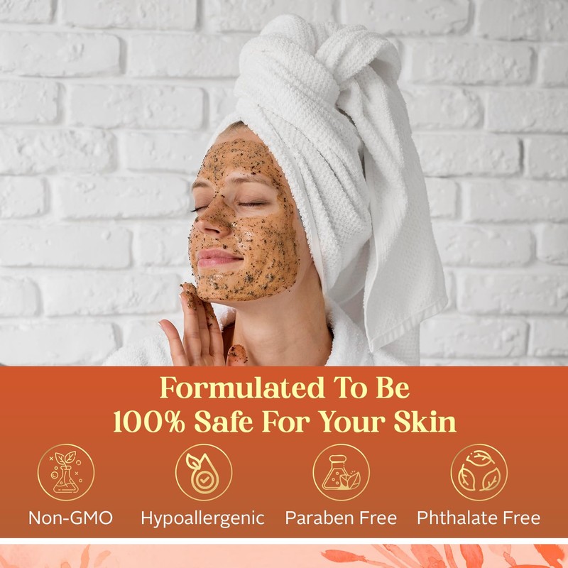 Envy Vitamin C and Turmeric Face Scrub - Clears Blackheads,