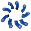 9Pcs Golf Iron Head Covers PU Waterproof Golf Club Headcovers