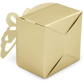 TRIXES 50 Pcs Wedding Favour Boxes Bridal Showers Parties Gifts Table Decoration