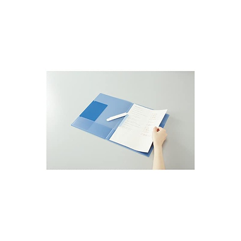 Kokuyo Campus Easy to Review Print File, A4 Light Blue,