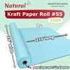 SMART&CASUAL 24" x 2,520" (210') Light Blue Kraft Craft Paper