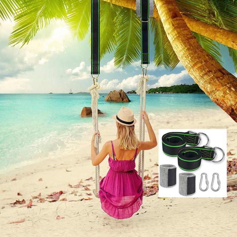 CuiCanfla Swing Attachment Beam, Hammock Attachment, Tree Swing Rope Hammock
