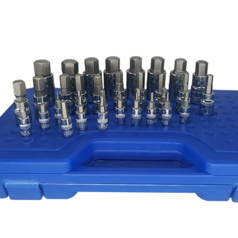 Master Hex Bit Socket Set Allen Wrench Bit Kit Hex