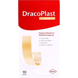DRACOPLAST Finger Strips 2 x 12 cm Elastic Pack of 10