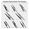 FEITA Anti Static Precision Tweezers ESD-Series Replacement Pointed, Curved &