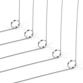 GUNGY Torsion Spring Stainless Steel Wire Diameter 0.2 mm Inner Diameter 2 mm Arm Length 20 mm 90° 2 Rounds Maximum Application Angle 41° Clockwise Size 0.2 x 2 x 20 mm