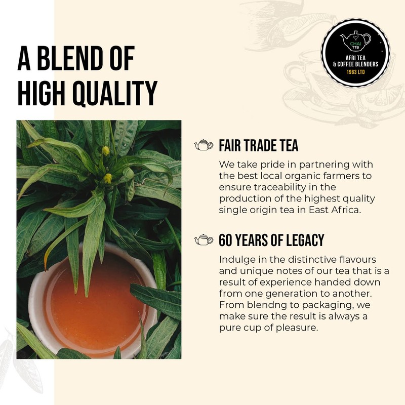 KILIMANJARO INFUSIONS - Lemongrass Tea - Tanzania - Herbal Tea