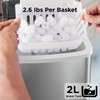 Totnz Countertop Ice Maker Machine - 26lbs in 24Hrs, 9