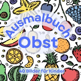Ausmalbuch Obst