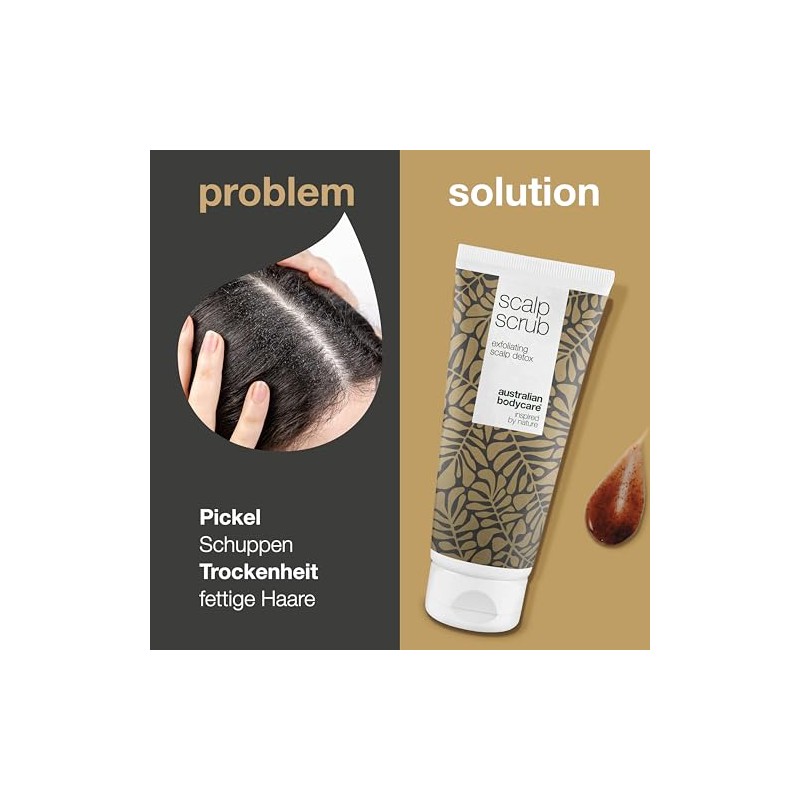 Scalp Scrub Against Pimples and Itching - Effective for Scalp