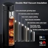 Water Bottle with LED Temperature Display Double Walled Vacuum Insulated