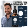 Ninnyi Beard Grooming Care Kit for Men, Beard Oil Roller