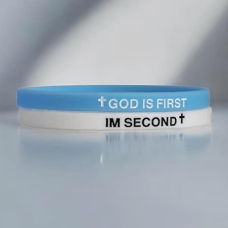DATOA God is First IM Second Bracelet for Women Men