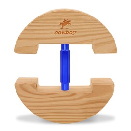 COWBOY® Colourful Adjustable Heavy Duty Hat Stretcher Small Size 6 1/2" to 9 1/2" Large Size 7 1/2" to 10 5/8" (Large, Blue)