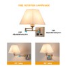 Plug in Wall Light,Swing Arm Wall Sconces with USB Port