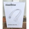 UseeShine Portable Adjustable USB Rechargeable Neck Fan Bladeless, 3 Speeds,