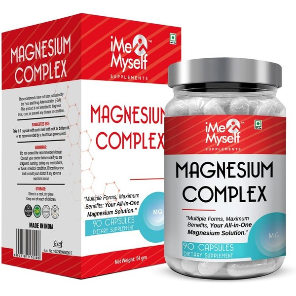 iMeMyself Magnesium Complex – 90 Capsules | All-in-One Magnesium Solution