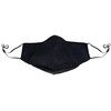 XRGO XM25BK Plain Black Cloth Reusable Face Mask with PM2.5