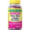 Biotina 5000mcg Colageno Uñas Piel Cabello 120 Caps Spring V Sabor Sin sabor