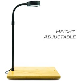 HIRO AQUATICS Height Adjustable Full Spectrum Nano LED Light, fits Nano Tanks, Wabi kusa, Potted Plants, Betta Tanks(9W)