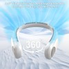 Hands-Free Bladeless Neck Fan with LED Display - 360° Cooling