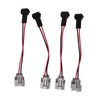 4pcs Fuel Injector Harness Adapter for DENSO Female to EV1
