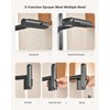 Waterfall 3 Hole Matte Black Kitchen Sink Faucet with Separate