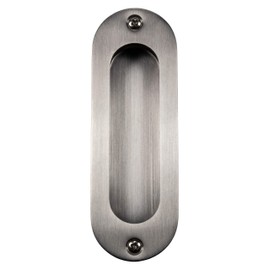 Gedotec® Recessed Flush Handle For Sliding Door Handle Matte Brushed Stainless Steel | 120x 40mm with 2Screw Holes-Made in EU, 1 item