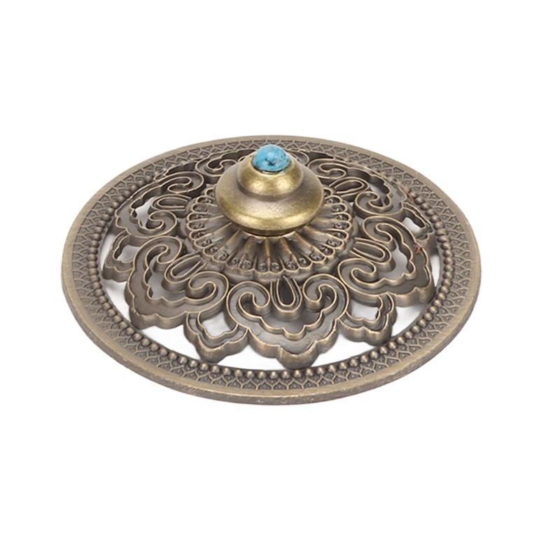 Incense Burner Bronze Nepal Sandalwood Alloy Incense Burner Holder for