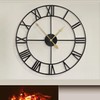 LEIKE 80CM Extra Large Wall Clock - 31" Oversize Modern