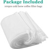 Yzurbu 100pcs Cold Brew Coffee Bags, 6'' x 8'' No