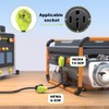 AOWEITOUR Welder Plug Adapter,NEMA 14-50P to NEMA 6-50R,4 Prong to