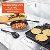 IMUSA Nonstick Ceramic Cookware Set 4-Piece 10.5in/10in, with Soft-Touch Handles,