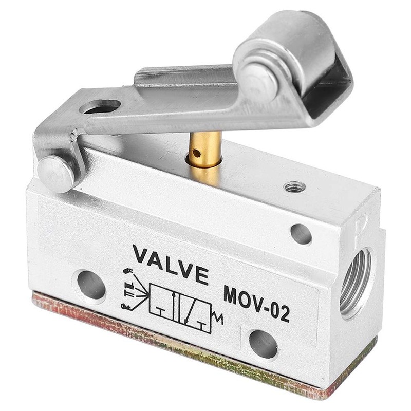 Mov-02 G1/8 Thread Roller 0-0.8Mpa Pneumatic Mechanical Valve Pneumatic Mechanical